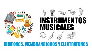 Instrumentos musicales de percusión y eléctricos  Idiófonos membranófonos y electrófonos PARTE 3 [upl. by Alaikim579]