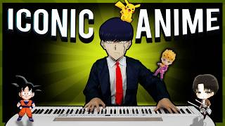 11 MOST ICONIC ANIME SONGS ON PIANO [upl. by Bruning450]