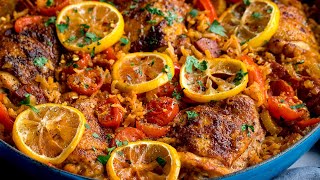 Spanish Chicken amp Dirty Rice  Easy One Pot Cooking Perfection [upl. by Statis151]