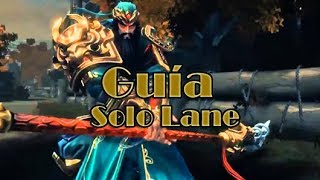 Aprendiendo Smite  Guia Guan Yu  Solo Lane  Habilidades  Build  Consejos [upl. by Ecinert707]