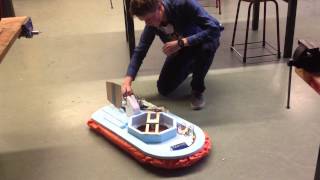 Arduino Hovercraft  first test [upl. by Enogitna]