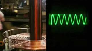 Tuning A Tesla Coil with an Oscilloscope [upl. by Atiek188]