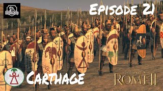 Carthage Total War Rome II Ep 21 Enemy Noble Cavalry Is Insane [upl. by Faina]