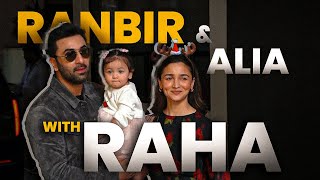 Ranbir Kapoor and Alia Bhatts daughter Raha First Video in front of Media ranbirkapoor aliabhatt [upl. by Erdeid456]