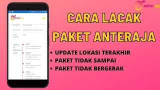 Cara Melacak Paket Anteraja  Cek Resi Anteraja [upl. by Akihsal]