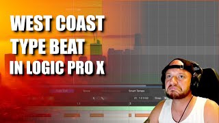 How to make a West Coast Beat in Logic Pro X [upl. by Ehpotsirhc872]