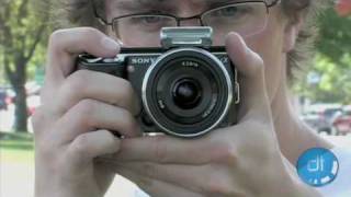 Sony Alpha NEX5 HandsOn Review [upl. by Merfe]