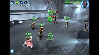 SWGOH Grand Arena Ewok Chief Chirpa Omicron vs Jedi [upl. by Ahsyat]