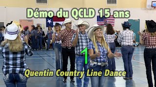 La démo des 15 ans du club quotQuentin Country Line Dancequot Élancourt 78 samedi 23 novembre 2024 [upl. by Flemming]