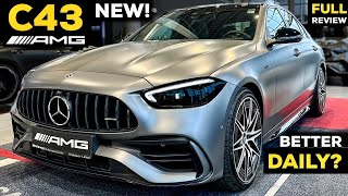 2023 MERCEDES AMG C43 Sedan ALL NEW BETTER DAILY FULL InDepth Review Sound Exterior Interior [upl. by Aurlie]