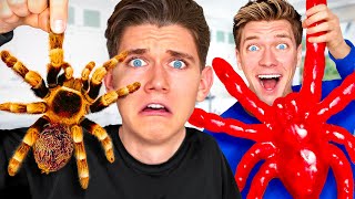 Eating GUMMY FOOD vs REAL FOOD Challenge SHOCKING Worlds Most Dangerous Spiciest vs Sour Foods [upl. by Oalsinatse651]