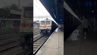 Lokmanya Tilak Terminus Karaikal Express entering at Karjat shortsviral youtube youtubeshorts [upl. by Nawtna]