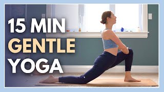 15 min Gentle Yoga for Flexibility amp Stress Reduction [upl. by Madi]