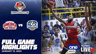 Brgy Ginebra vs NLEX highlights  PBA Season 48 Commissioners Cup  Jan 13 2024 [upl. by Denna]