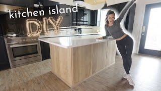 DIY Kitchen Island Build  Best Tips and Tricks for Easy Install amp Functional Design [upl. by Hajar]