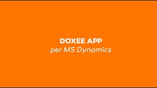 Doxee App per Ms Dynamics [upl. by Lledualc]