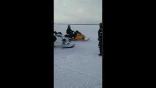 Arctic Cat XF1100 Turbo Meth Kit vs Ski Doo Mach Z 800 [upl. by Erdied104]