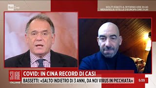 Covid in Cina record di casi e varianti  Storie Italiane 28122022 [upl. by Tilla]