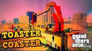 GTA 5 Online TOASTER COASTER  RW38 insane custom race GTA V stunts [upl. by Arinaid]