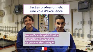 Les lycées professionnels une voie dexcellence  Jérémy et Amine étudiants en PREL PARTIE 2 [upl. by Nuri]