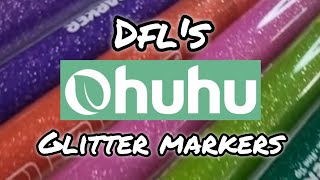 Ohuhu Glitter Marker review ohuhuartofficial [upl. by Reisfield]