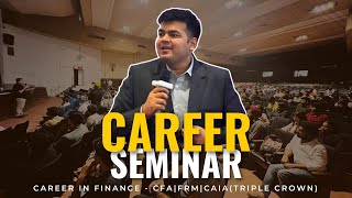 Careers in Finance  CFA  FRM  CAIATriple crown [upl. by Taft]