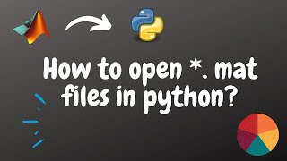 How to open Matlabs quotmatquot files in Python  Import and plot from mat [upl. by Earvin]