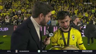 Diego Rossi quotGanar un trofeo siempre es importantequot  MLS [upl. by Enogitna232]