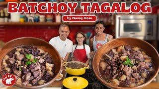 SPECIAL BATCHOY TAGALOG NI NANAY ROSE  Chef RV Nanay Rose Ms Erin [upl. by Pence642]