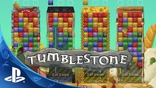 Tumblestone  Gameplay Trailer  PS4 PS3 PSVita [upl. by Cleo]