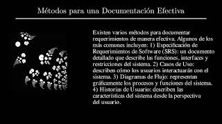 3 Especificación de Requerimientos Documentación Efectiva [upl. by Artap]