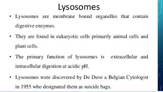 lysosomes struc types or function in hindi [upl. by Selestina]