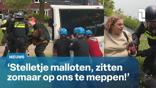 ME raakt slaags met voetbalhooligans Stelletje malloten 🤬  L1Nieuws [upl. by Rosse]