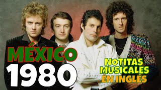 Los Éxitos Musicales 🇲🇽🎶Más Grandes en Inglés de 1980 en México según NOTITAS MUSICALES [upl. by Sivat]