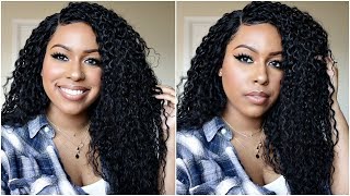 27  ❤ These Synthetic CURLS ❤  Zury Sis Synthetic Lace Wig ROTI  TheHeartsandcake90 [upl. by Marja]