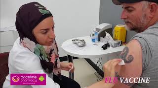 How flu vaccine is administered [upl. by Snow810]