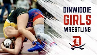 Dinwiddie Generals Girls Wrestling Highlight [upl. by Nnayt]