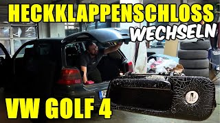 VW GOLF 4 HECKKLAPPE GEHT NICHT AUF  HECKKLAPPENSCHLOSS WECHSELN TUTORIAL  ANLEITUNG [upl. by Strader]