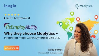 The journey of ReEmployAbility with integrated maps within Dynamics 365 CRM [upl. by Atsugua]