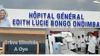 CongoB  grève illimitée à l’hôpital général d’Oyo fief de SassouNguesso [upl. by Spillihp]