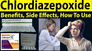 Chlordiazepoxide tablets ip 10 mg 5 mg in Hindi  Librium 10 mg tablet uses in hindi  Uses Dose [upl. by Tuppeny]