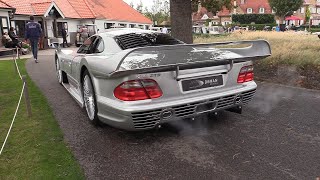 MercedesBenz CLK GTR  Start Up SOUNDS amp Driving On The Road [upl. by Penhall123]