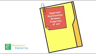 Important Relationships Between Properties of Soils [upl. by Eilatam]