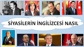 SİYASİLERİN İNGİLİZE KONUŞMALARI  SİYASİLERİN İNGİLİZCESİ NASIL  POLİTİKACILARIN İNGİLİZCELERİ [upl. by Joceline]