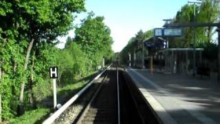 Führerstandsmitfahrt SBahn Berlin Hennigsdorf  Tegel [upl. by Tippets]