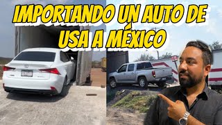 IMPORTANDO un vehículo AMERICANO a Mexico I car auction vlog [upl. by Nwahsiek]