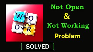 Fix Microsoft Wordament App Not Working Problem  Microsoft Wordament Not Opening Problem in Android [upl. by Herzig]