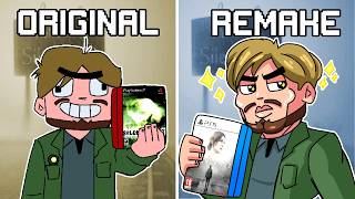 Coloquei os jogos LADO A LADO com seus REMAKES [upl. by Steddman]