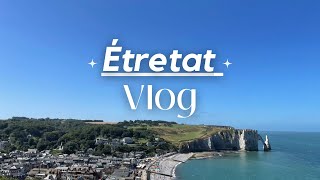 TRAVEL Vlog  Étretat Normandie France  Walking around visit the Garden and try local foods [upl. by Jerrine638]