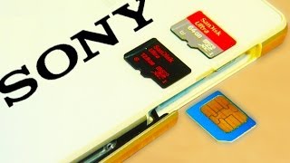 Sony Xperia Z2 Micro SD  Sim Card Install Setup Format [upl. by Leamhsi59]